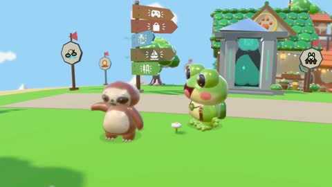 Screenshot: Meeting the frog