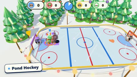 Screenshot: Pond hockey