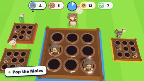 Screenshot: Pop the moles