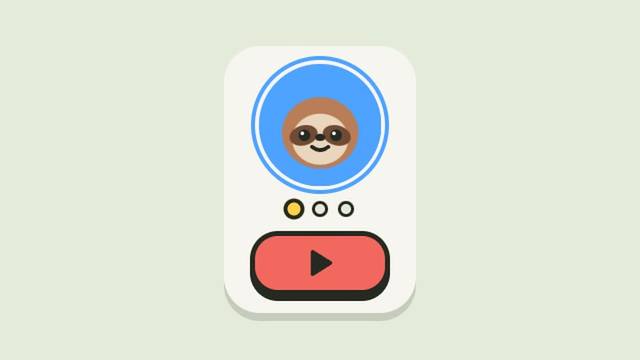 The Family Cup card in Sloth Jam, showing whose turn it is